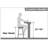 Borisav Counter Height Stool – Farmhouse Open Back with Padded Cushion, Wood Kitchen Chair-149617310-170397105