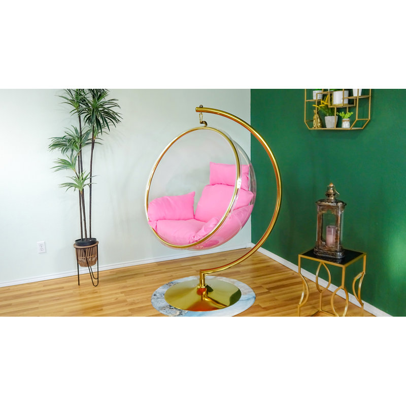 Balancelle avec support, Or / rose