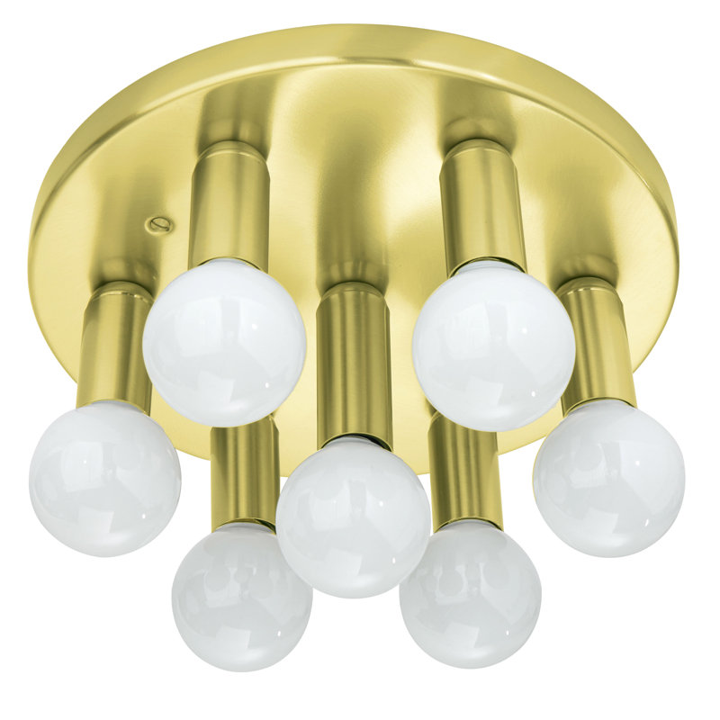 Parma Flush Mount, Matt gold