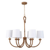 Coastal Luxe 6-Light Chandelier