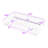 Twin Upholstered Platform Bed with Guardrail