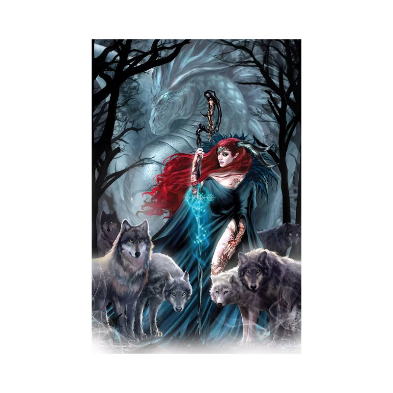 «Zodiac Scorpio» par Ruth Thompson, impression sur toile tendue, H 12 po x l 8 po x P 0,75 po
