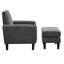 Fauteuil rembourré avec repose-pieds, fauteuil, fauteuil d'appoint, fauteuil d'appoint moderne