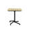 Yossif Outdoor Table In Natural With Column And Base In Black-692397141