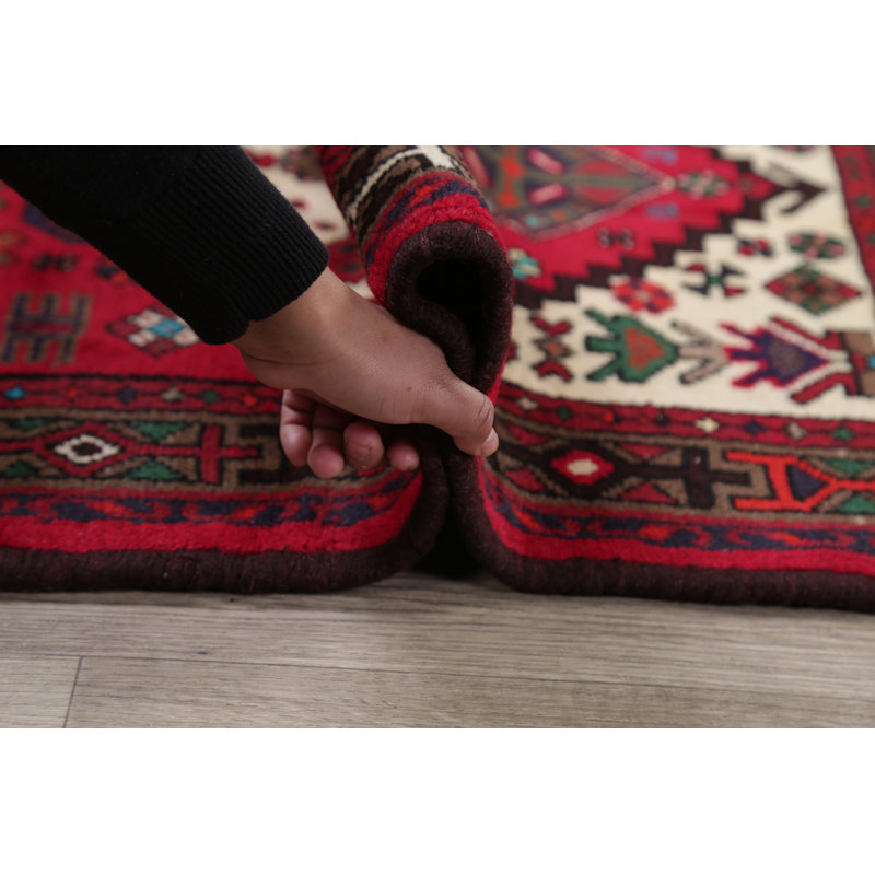 Tapis unique en laine noué à la main 2 pi 11 po x 4 pi 10 po nouvel âge Anunoby
