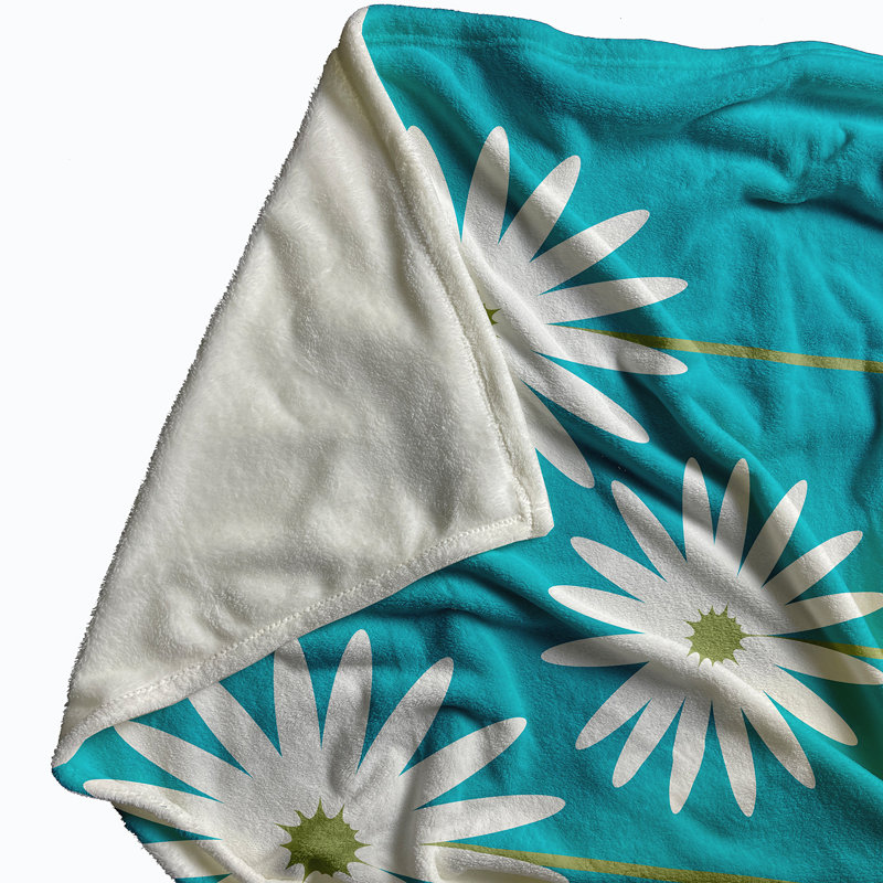 Mariposa Plain Weave / Muslin Throw Blanket, Blue