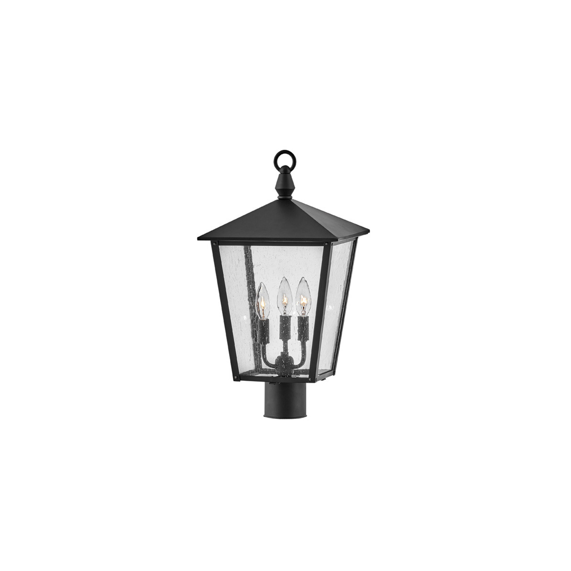 Huntersfield 20.75" H Hardwired Lantern Head, Black