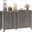 Fluted Storage Cabinet 2 Door with Drawer & Adjustable Shelf-1887966492