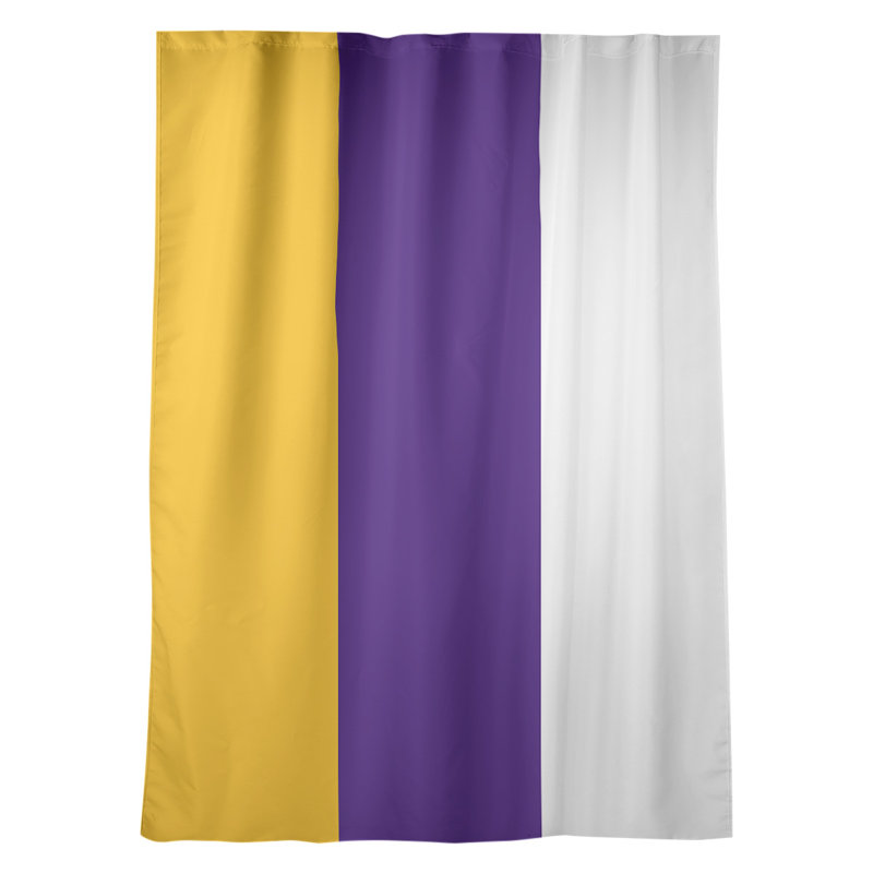 Sateen Room Darkening Curtain Single Panel, Purple