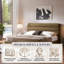 Lit plateforme tapissier avec rangement relevable-230709750-231838671