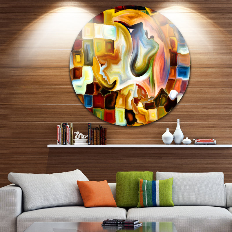 «Way of Inner Paint», reproduction d'impression sur métal, H 23 po x l 23 po x P 1 po