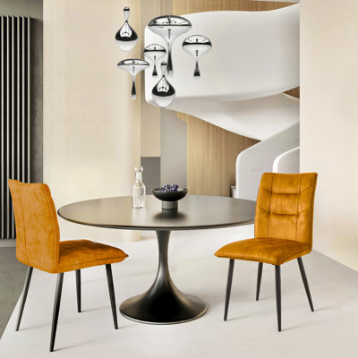 Chaises de salle à manger rembourrées Orson