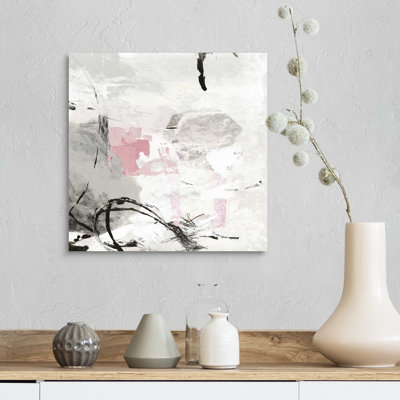 Gray Pink I - Painting Print on Canvas