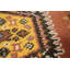 Tapis de couloir indien orange en laine Viss 3 x 8