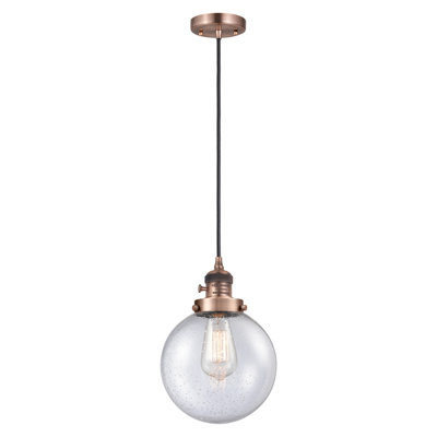 Luminaire suspendu sphère 1 lumière Lorri