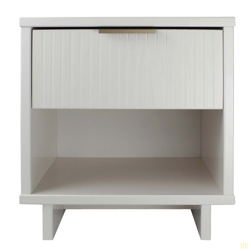 Granville 18" Nightstand   (1-Drawer), White