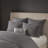 N Natori Hanae Grey Embroidered 100% Cotton Oblong 12x20'' Decorative Pillow-34113847