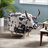 Ottoman, Cow-Shaped Black/White or Tan Brown Print with Velvet Horns &amp; Birch Legs – Living Room, Bedroom | Tan Brown Option | Solid Birch Wood Legs