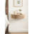 Wooden Floating Side Table with Drawer