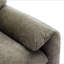 Fauteuil surdimensionné en chenille moderne pour une détente sans effort