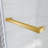 Frameless Sliding Shower Door Stainless Steel Modern Bathroom