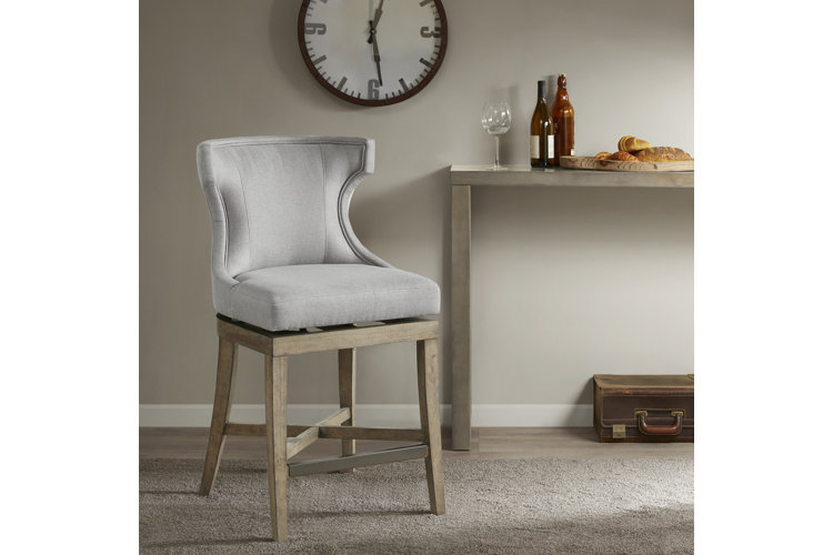Top Swivel Gray Bar Stools