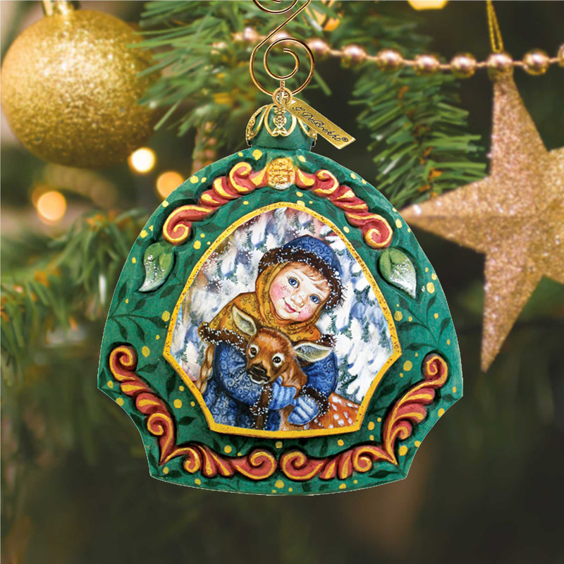 Treasured Memories 3'' Handmade Holiday Shaped Ornament