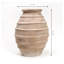 Amritha Earthenware Table Vase-1982998402