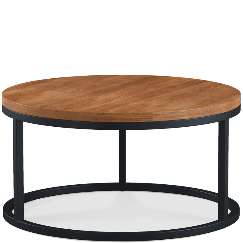 Culberson Solid Coffee Table, 42" H x 80" W x 80" D, Brown