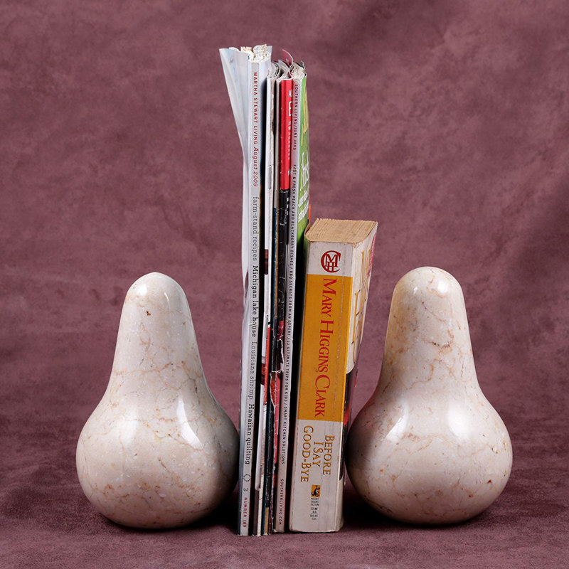 Serre-livres en forme de poire