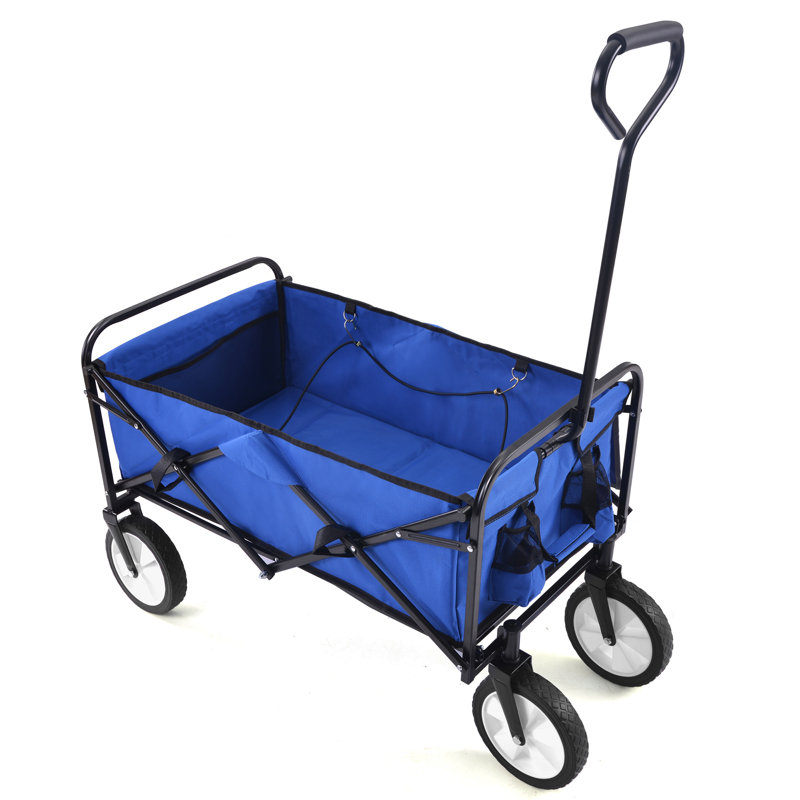 Chariot de plage pliant Wagon Garden (bleu)