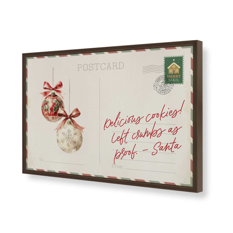 «Santa's Midnight Snack», reproduction d'art, 11 po x 14 po, Brun Belvinder