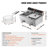 Commercial Electric Deep Fryer Countertop Deep Fryer With Dual Tanks 3000W