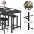 Parton 4 - Person Four Leg Base Dining Set-134210517