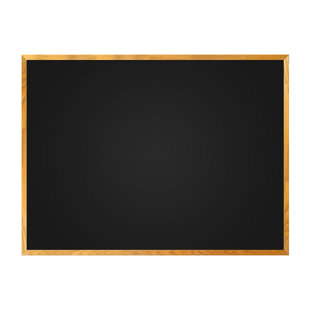 AARCO No Black Chalkboard Solid Wood Chalkboard