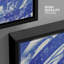«Vibrant Blue Paint Strokes», reproduction d'art sur toile encadrée-109881897-109881899