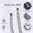 Modern Single-Hole Bathroom Faucet with Waterfall Spout – ADA Compliant, Stainless Steel Construction