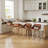 Modern Farmhouse Counter Stool - 360° Swivel & Ring Footrest - Solid Wood Frame - 26" Height Adjustable Stool For Kitchen Island-1214788233