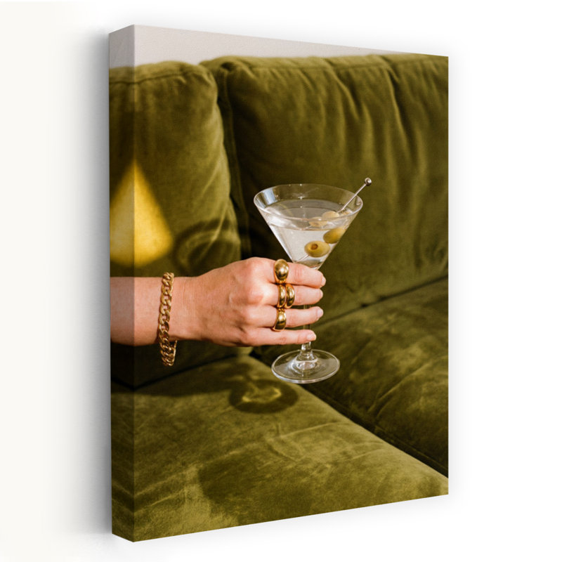 Art mural contemporain A Martini, H 36 po x l 24 po