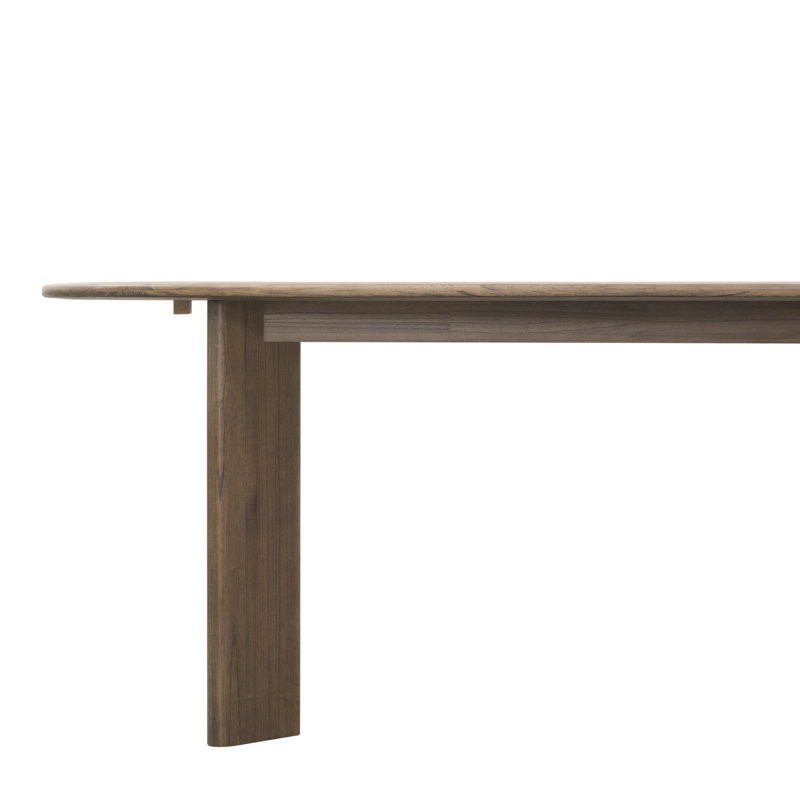 Ehrsam 78.5" Oval Dining Table, Dark Walnut