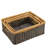 Handmade Synthetic Rattan Nesting Storage Basket with Handles (Set of 3)