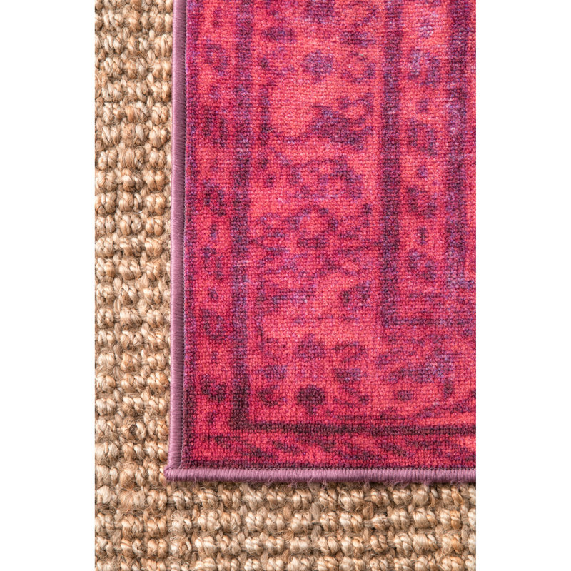 Tapis rose Bunn, Rectangle 4 pi x 6 pi