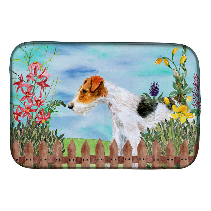 Tapis de séchage Fox Terrier