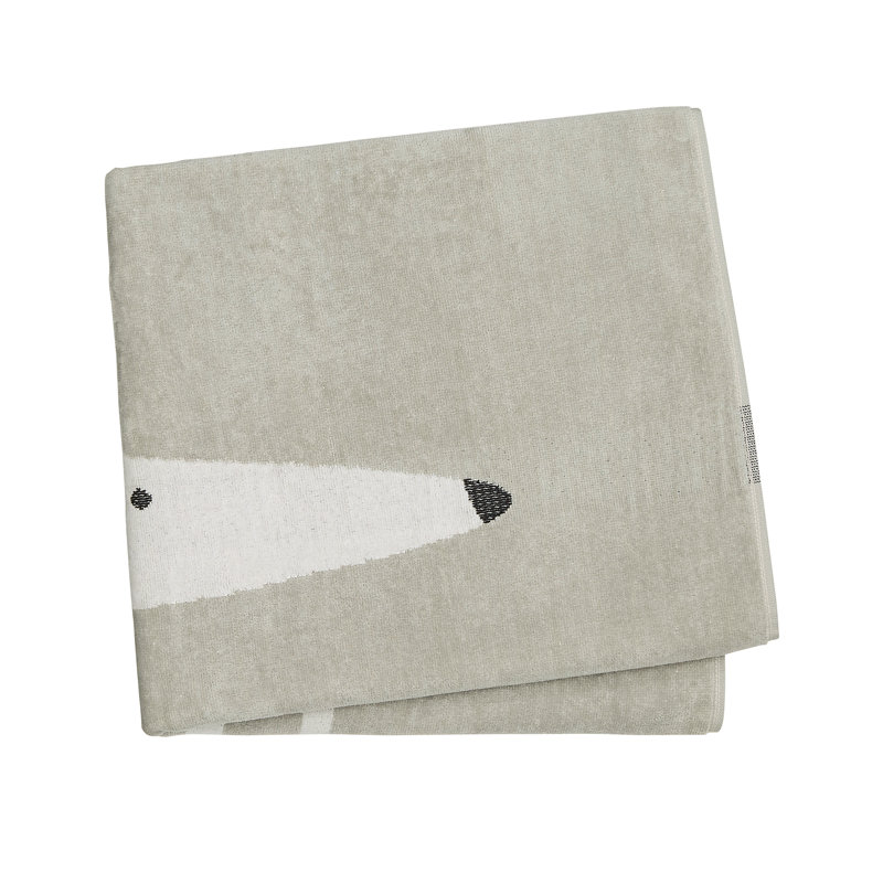 Mr Fox Ultra Light Hand Towel, Pebble
