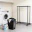 Grand panier à linge sur roulettes avec roues et sac amovible, panier à linge d'une capacité de 150 L avec cadre en métal, roues verrouillables et housse pour la chambre à coucher, la salle de bain ou la salle de lavage