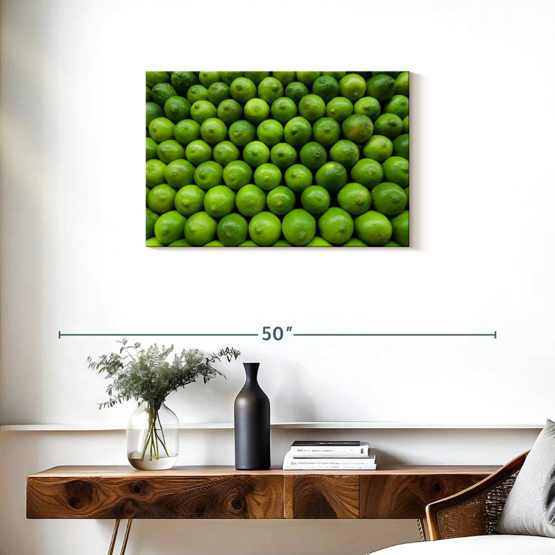 Yarlin Stacked Limes, 20" H x 30" W