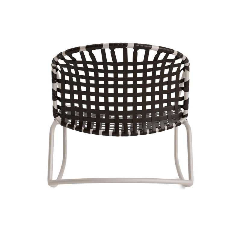 Kantan Outdoor Lounge Chair, Dove Smooth/Coffee