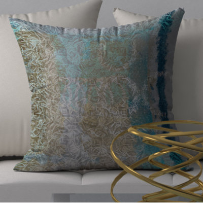 Abstract Reversible Throw Pillow