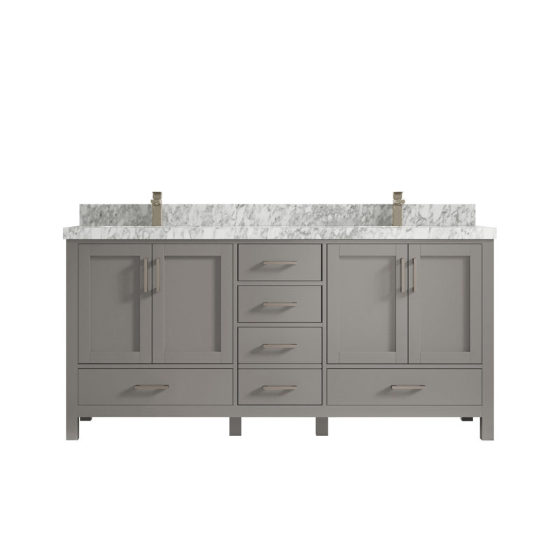 Ensemble de meuble-lavabo double 72 po Malibu