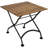 Mantz Square 20" European Chestnut Folding Side Table-1364275919